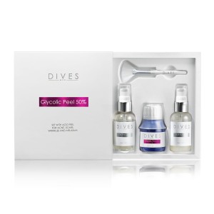 DIVES MED - SET Glycolic Peel 50% - kwas glikolowy 50ml